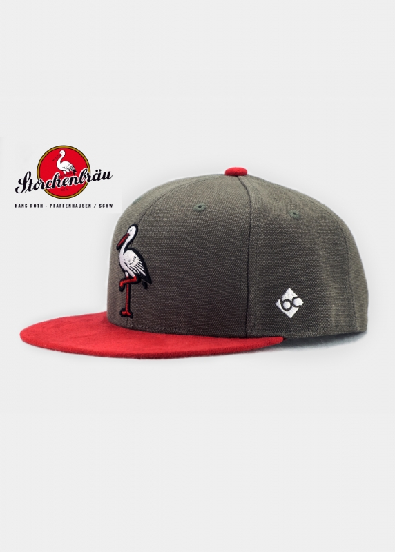 "Storchenbräu" - grau (Snapback)